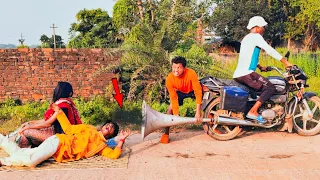 TRY TO NOT LAUGH CHALLENGE Must watch new funny video 2021by fun sins village boy comedy video।ep117