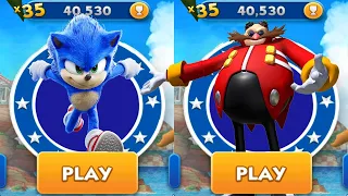 Sonic Dash Movie Sonic vs Dr Eggman Mod - All Bosses Zazz Eggman Run Gameplay