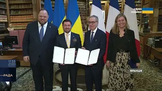 Руслан Стефанчук у рамках офіційного візиту зустрівся з Головою Національних Зборів Франції