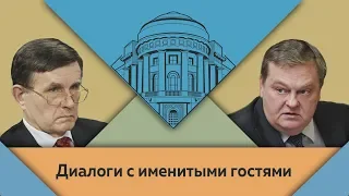 В.Н.Матузов и Е.Ю.Спицын в студии МПГУ. "Трудный путь в профессию"