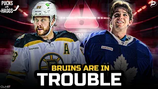 The Bruins are in TROUBLE w/ Evan Marinofsky | Pucks with Haggs