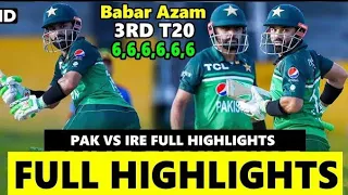 Pakistan Vs Ireland 3rd T20 Full Match Highlights 2024 | Pak Vs Ire T20 Match Highlights