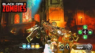 NEW WOODEN STAKE CROSSBOW WEAPON EASTER EGG GAMEPLAY! (Black Ops 4 Zombies Dead of the Night)