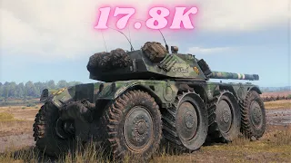 Panhard EBR 105 17.8K spot + damage  World of Tanks,WoT tank battle