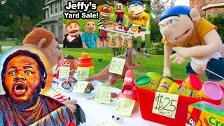 SML Movie: Jeffy's Yard Sale! (REACTION) #sml #jeffy #supermariologan 😂🤑