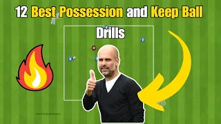 12 MUST USE Possession and Keep ball Soccer/ Football Drills ⚽️