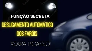 (Vídeo 12) Citröen Xsara Picasso GLX 1.6 | Função automática dos faróis. Sabia dessa?😱