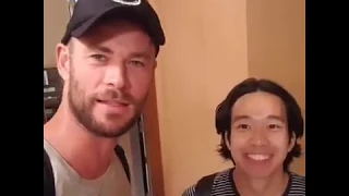 Chris Hemsworth || Extraction movie wrap