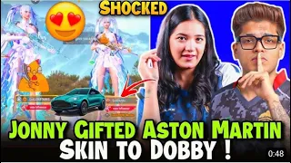 JONATHAN Gifted Aston Martin Skin to Dobby g 😍💖Dobby Shocked Reaction 6😳