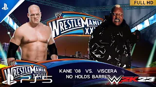 WWE 2K23 Gameplay -Kane Vs Viscera | No Holds Barred | WrestleMania  #wwe #wwe2k23 #gaming