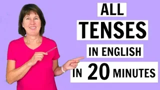 All English tenses in 20 minutes | Present, Past, Future | Simple, Continuous, Perfect