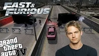 GTA IV - R.I.P Paul Walker (Brian O'Conner) Fast and Furious 7 Canceled?