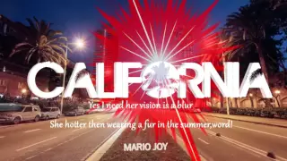 Mario Joy - California (Lyric video)