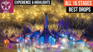 Tomorrowland 2022 - Best Drops | All 16 Stages Experience & Highlights