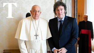 President Javier Milei meets Pope Francis after "imbecile" jibe