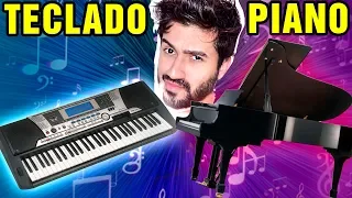 DIFERENÇA ENTRE PIANO E TECLADO | Franz Ventura