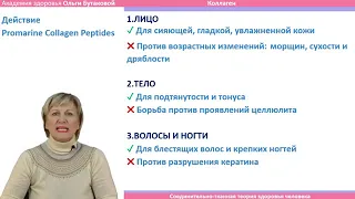 Матрица соединительной ткани специальный аминокислотный профиль коротких пептидов | Ольга Бутакова