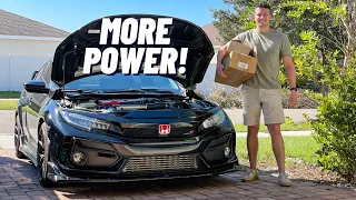 PRL Turbo Inlet Pipe and RACE MAF Install on my Civic Type R!