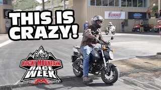 1400 Miles at 60 MPH MAX! Rocky Mountain Race Week On A Honda Grom!