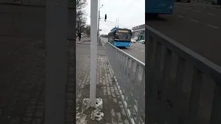 Троллейбус Дніпро-Т203(№1599) 2019 г.в.Маршрут №10(Соборная площадь - ж/м Победа-5)