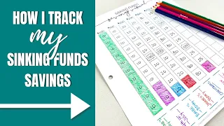 How I Track My Sinking Funds Savings