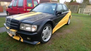 CLEANING THE MERCEDES 190E!!