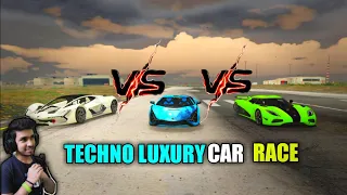 TECHNO SUPER LUXURY ALL CAR RACE  LAMBORGHINI (SIAN) Vs (TERZO) Vs (AGERA) #70 GTA V GAMEPLAY