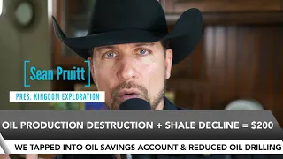 Oil Production Destruction + Shale Decline = $200 Oil Price