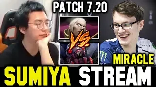 SUMIYA watching how MIRACLE Invoker vs Broodmother | Sumiya Invoker Stream Moment #419