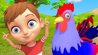 Kukdoo Koo | Nursery Rhymes In Hindi on Animals | Animals Sounds in Hindi | कुकड़ू कु | Hindi Poems