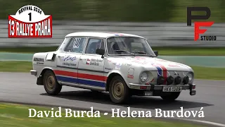 David Burda - Helena Burdová - Škoda 110 L - XIII. Rallye Praha Revival 2024