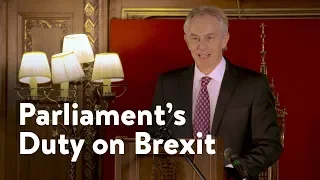 Parliament's Duty on Brexit