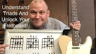 MAJOR TRIADS!- Unlock The Mystery Of Your Guitar Fretboard!