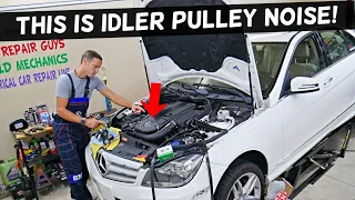 WHAT IDLER PULLEY WHINE NOISE SOUND ON A CAR