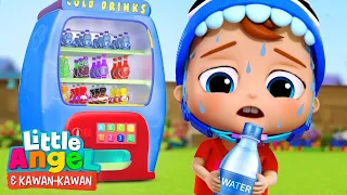 Minum Air Sangat Segar | Kartun Anak | Little Angel dan Kawan Kawan