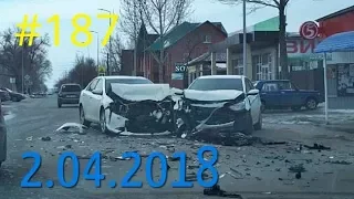 Подборка ДТП и Аварий за 2 04 2018 Нереальные водилы