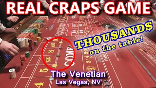 WATCH A HIGH-ROLLER PLAY! - Live Craps Game #53 - The Venetian, Las Vegas, NV - Inside the Casino