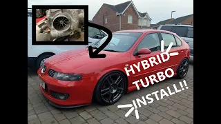 GT1756 Hybrid Turbo install! | Leon FR+ 1.9 TDI PD150 ARL | DIY