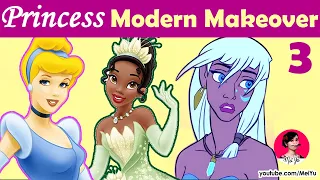 Disney Princesses Get a MODERN MAKEOVER Pt. 3 | Fun Friday Art Challenge | Mei Yu