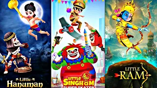 🤩 Little Singham, Little Hanuman, Little Ram Mobile Game 2024 | Little Singham Super Skater 🤩❤️