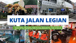 Guide to Kuta Bali Jalan Legian Street Shops Bars Restaurants Hotels