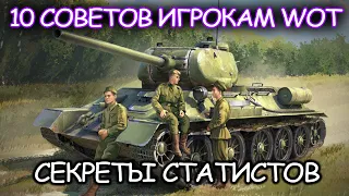 10 СОВЕТОВ ИГРОКАМ WOT! 90% допускают эти ошибки!