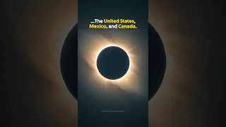 8 April 2024, Historical Solar Eclipse ☀️🌑🌌 #Space #shorts