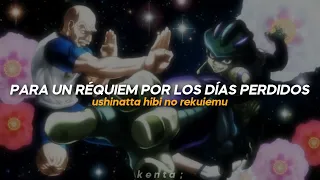 『hyouri ittai』Yuzu ; sub español - romaji lyrics | hunter x hunter ed 5 AMV