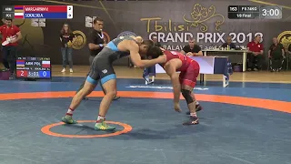 1/8 FS - 74 kg: V. MARGARYAN (ARM) v. A. SOKALSKI (POL)