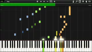 Pandora Hearts - Everytime You Kissed Me ~DUET~  - Synthesia Piano Tutorial