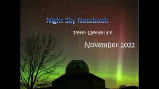 Night Sky Notebook November 2022