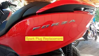 Spark Plug Replacement - Honda Forza