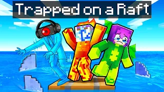 Trapped on a RAFT as ELEMENTALS in Minecraft!