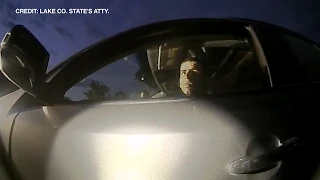 RAW VIDEO: Fugitive wanted for murder confronts Lakemoor officer